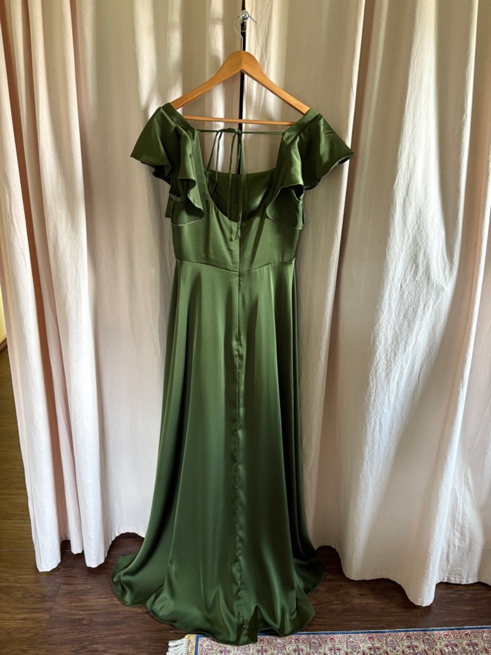 Azazie Olive Bondi Bridesmaid Dress, A10 - Picture 4 of 6